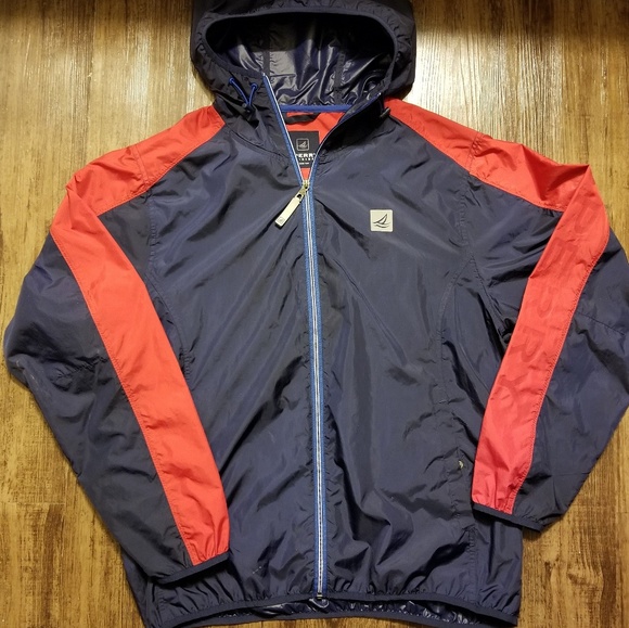 Sperry Top-Sider Full Zip Windbreaker Jacket - Picture 1 of 8